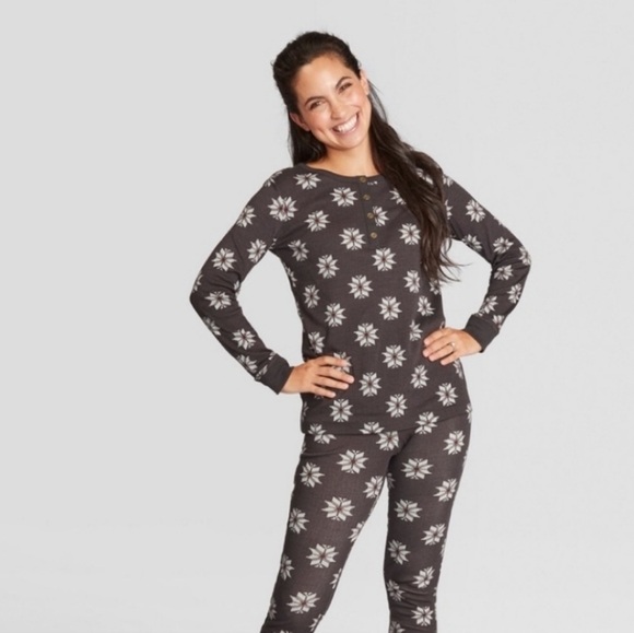 Fair Isle Holiday Pajama Set Hearth & Hand - Picture 2 of 2